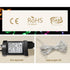 2.1M Christmas Lights 631 LED Train Motif Light Decorations Jingle Jollys - Outdoorium