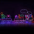 2.1M Christmas Lights 631 LED Train Motif Light Decorations Jingle Jollys - Outdoorium