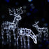 3 PCS Christmas Lights Reindeers 250 LED Decorations Jingle Jollys | Outdoorium