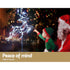 1X Christmas Lights Reindeer Sleigh 120 LED Decorations Jingle Jollys - Outdoorium