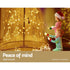 2.1M Christmas Tree LED Solar Warm Jingle Jollys - Outdoorium