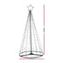 2.1M Christmas Tree LED Solar Warm Jingle Jollys - Outdoorium