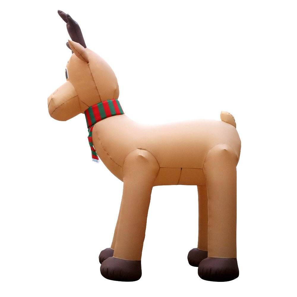 Jingle Jollys Christmas Inflatable Reindeer 5M Illuminated Decorations | Outdoorium