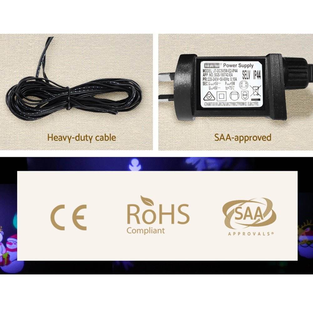 1X Projector Light Christmas Lights Laser Outdoor Decorations Jingle Jollys - Outdoorium