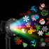 1X Projector Light Christmas Lights Laser Outdoor Decorations Jingle Jollys - Outdoorium