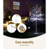 1.5M Christmas Tree 304 LED Solar Jingle Jollys - Outdoorium