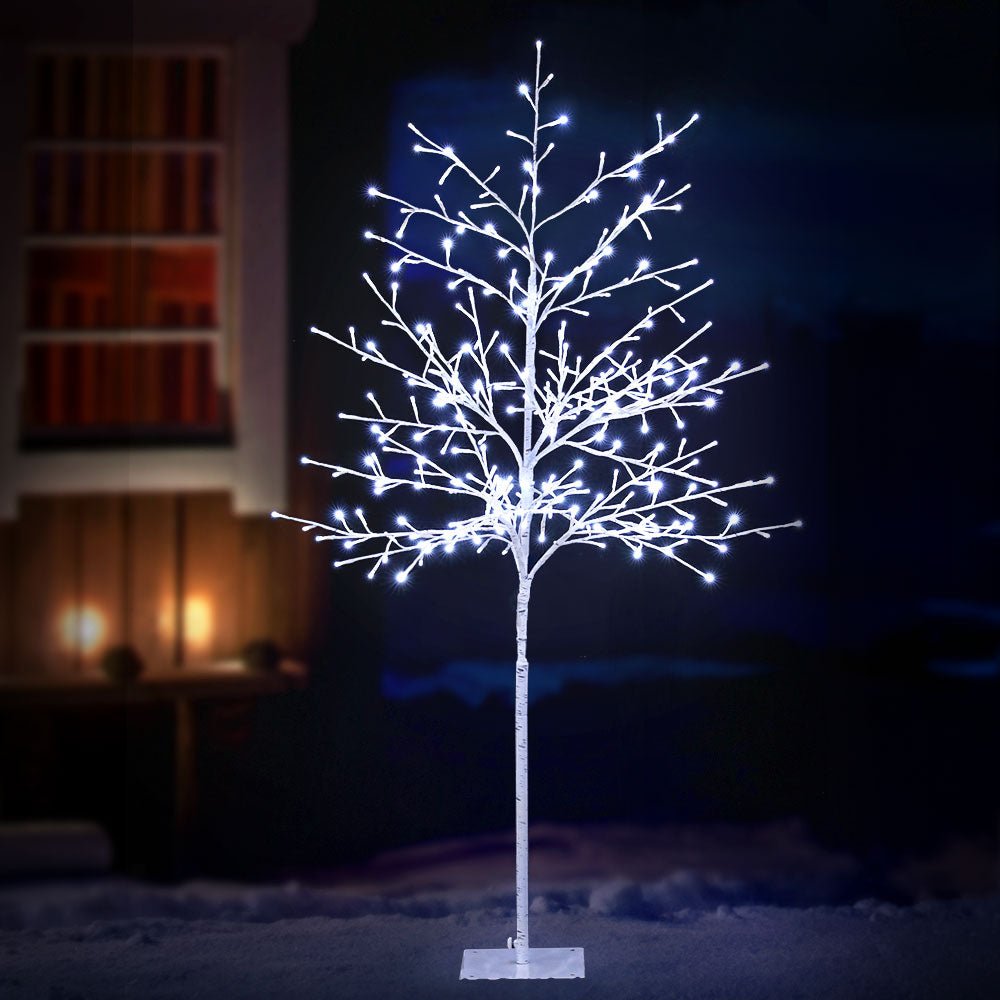 Jingle Jollys Solar Christmas Tree 1.5M 304 LED Trees With Lights - Outdoorium