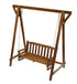 Kid Outdoor Hardwood Garden Swing - Outdoorium