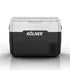 Kolner 40l Fridge Freezer Cooler 12/24/240v Camping Portable Esky Refrigerator With Trolley - Black - Outdoorium