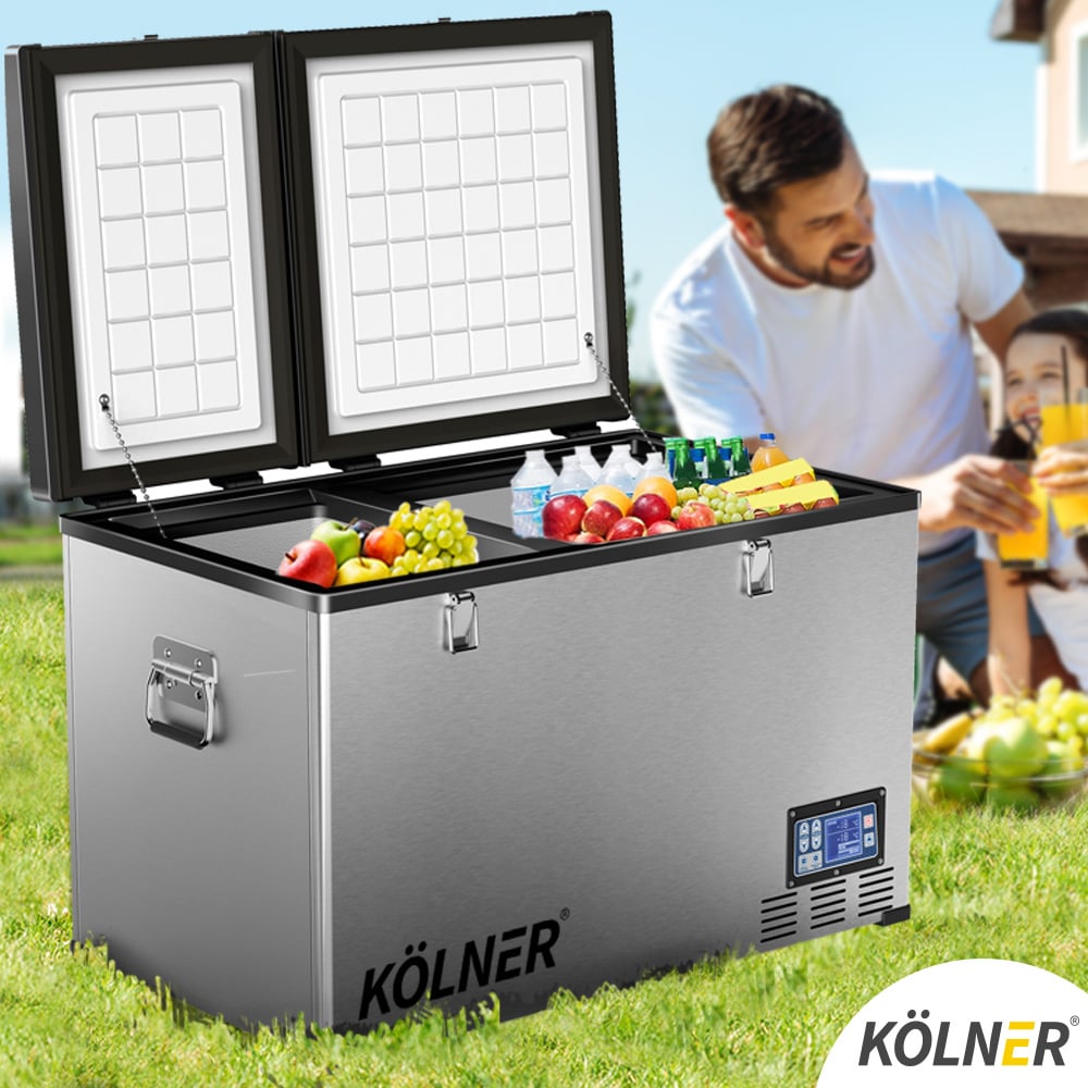 Kolner 80l Portable Fridge Cooler Freezer Camping Car Travel Refrigerator - Outdoorium