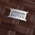 LONDON RATTAN Ottoman Outdoor Wicker Furniture Garden Sofa Lounge Foot Stool - Outdoorium