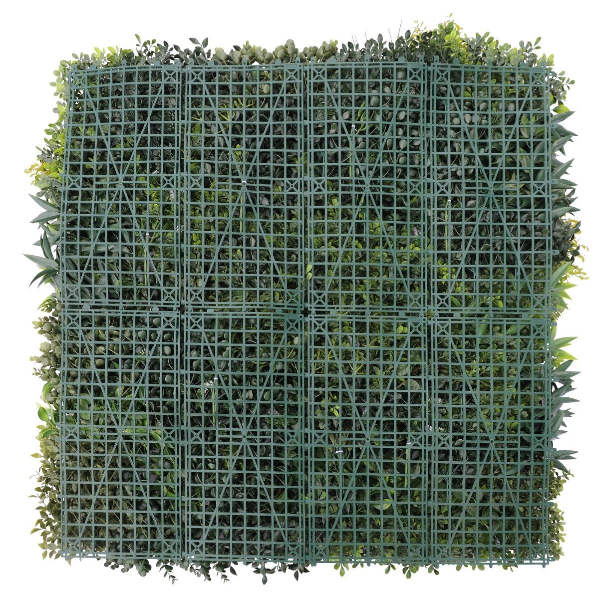 Lush Spring Vertical Garden / Green Wall UV Resistant 100cm x 100cm - Outdoorium