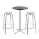 Gardeon 3 - Piece Outdoor Bar Set Bistro Table Stools Adjustable Wooden Cafe | Outdoorium