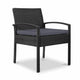 Gardeon Outdoor Dining Chairs Patio Furniture Rattan Lounge Chair Cushion Felix | Outdoorium