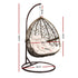 Outdoor Hanging Swing Chair - Brown - Outdoorium