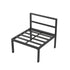 Outdoor Minimalist Charcoal Grey 7-Piece Lounge Set - Outdoorium