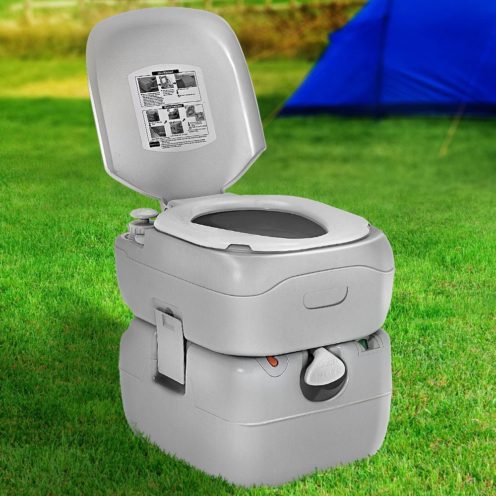 Outdoor Portable Camping Toilet 22L - Outdoorium