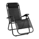 Gardeon Zero Gravity Chair Folding Outdoor Recliner Adjustable Sun Lounge Camping Black | Outdoorium