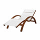 Gardeon Sun Lounge Outdoor Furniture Timber Armchair Wooden Stand | Outdoor Furniture - Sun Bed