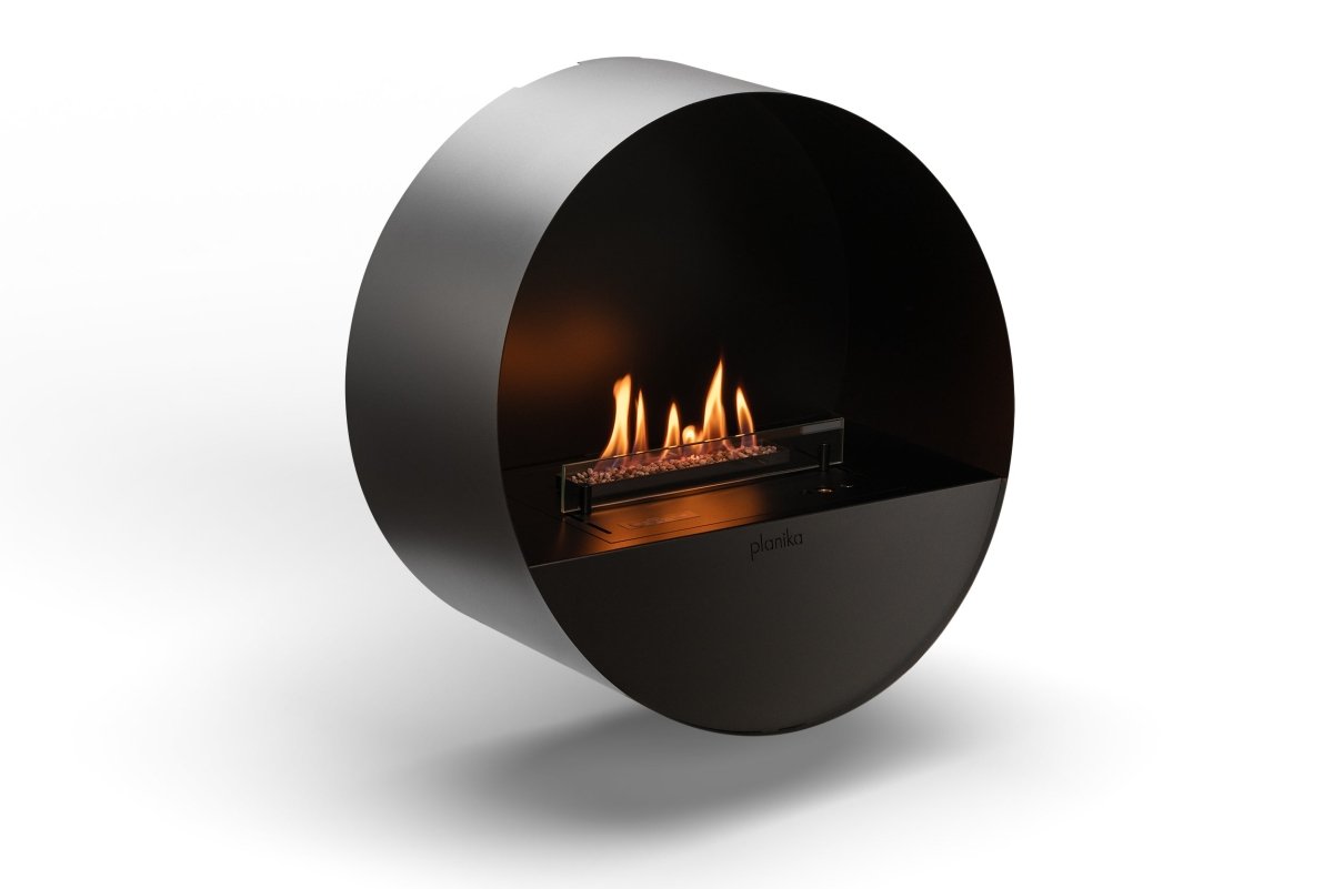 Planika Bubble Wall Net Zero fireplace - Outdoorium