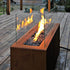 Planika Galio Corten Outdoor Gas Fireplace Automatic - Outdoorium