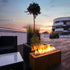 Planika Galio Corten Outdoor Gas Fireplace Automatic - Outdoorium
