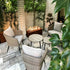 Planika Galio Corten Outdoor Gas Fireplace Automatic - Outdoorium