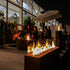 Planika Galio Corten Outdoor Gas Fireplace Automatic - Outdoorium