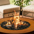 Planika Galio Star Corten Outdoor Gas Fire Pit - Custom Size - Outdoorium