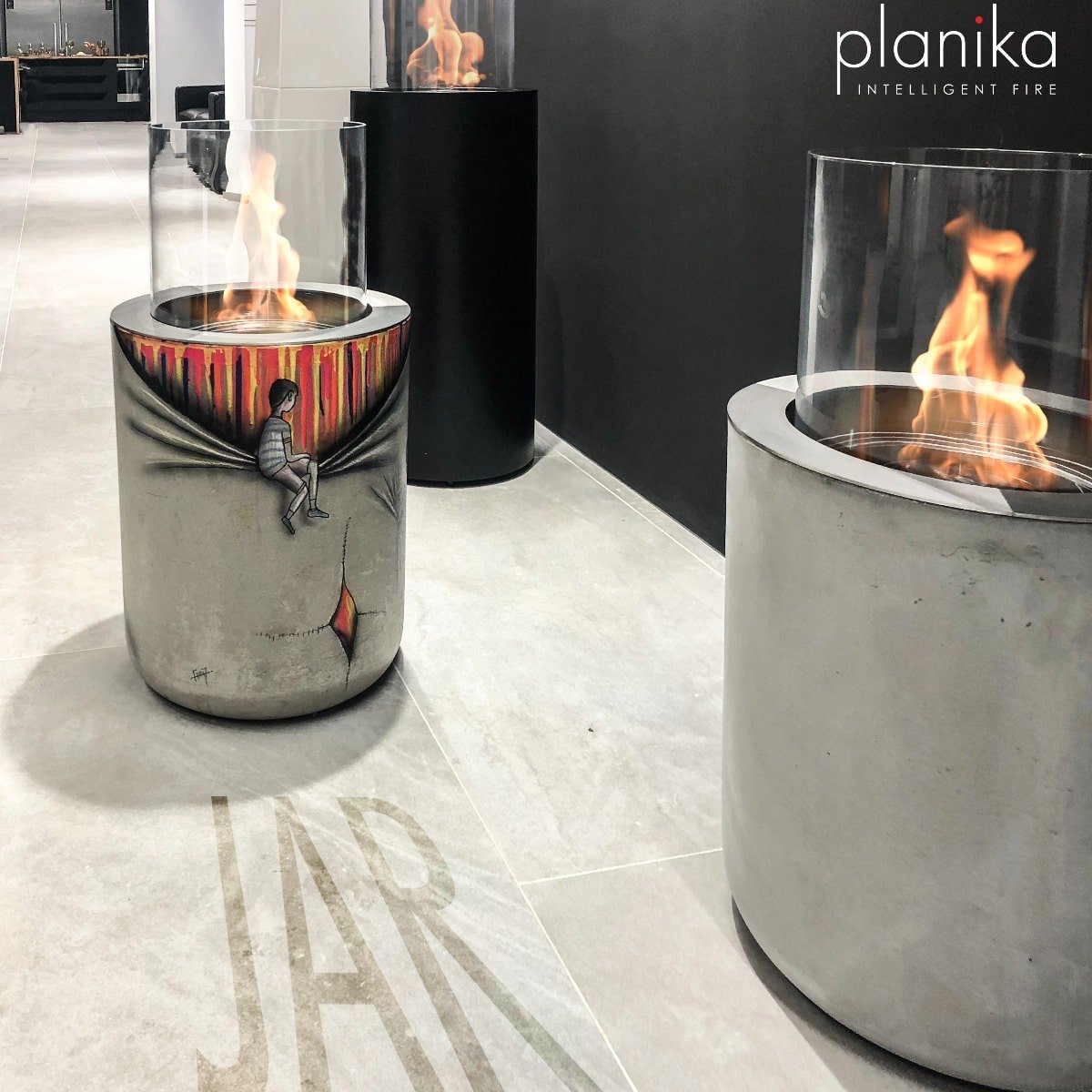 Planika Jar Bio Ethanol Fireplace Commerce by Christopher Pillet - Outdoorium