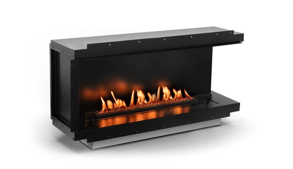 Planika NEO 1000 Net Zero Fireplace - Electric Only Connection &amp; Flue Free - Outdoorium
