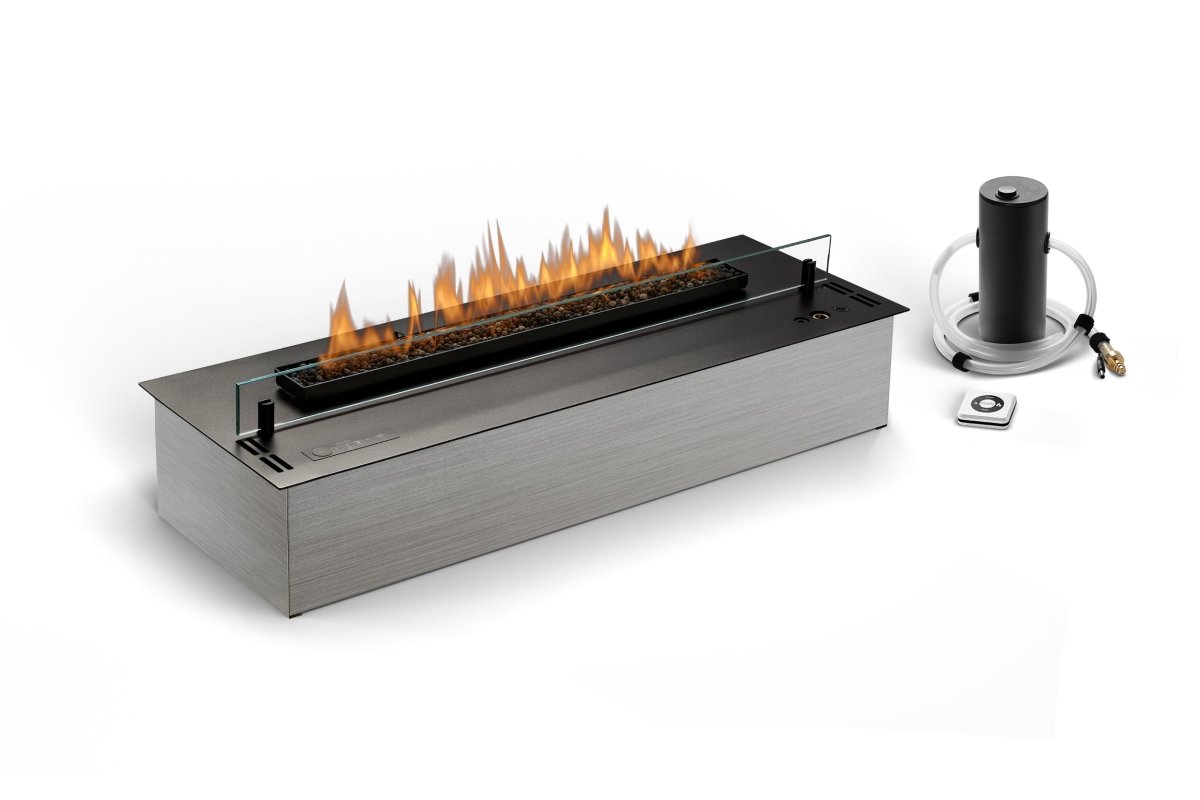 Planika NEO 750 Net Zero fireplace insert with BEV Technology - Outdoorium