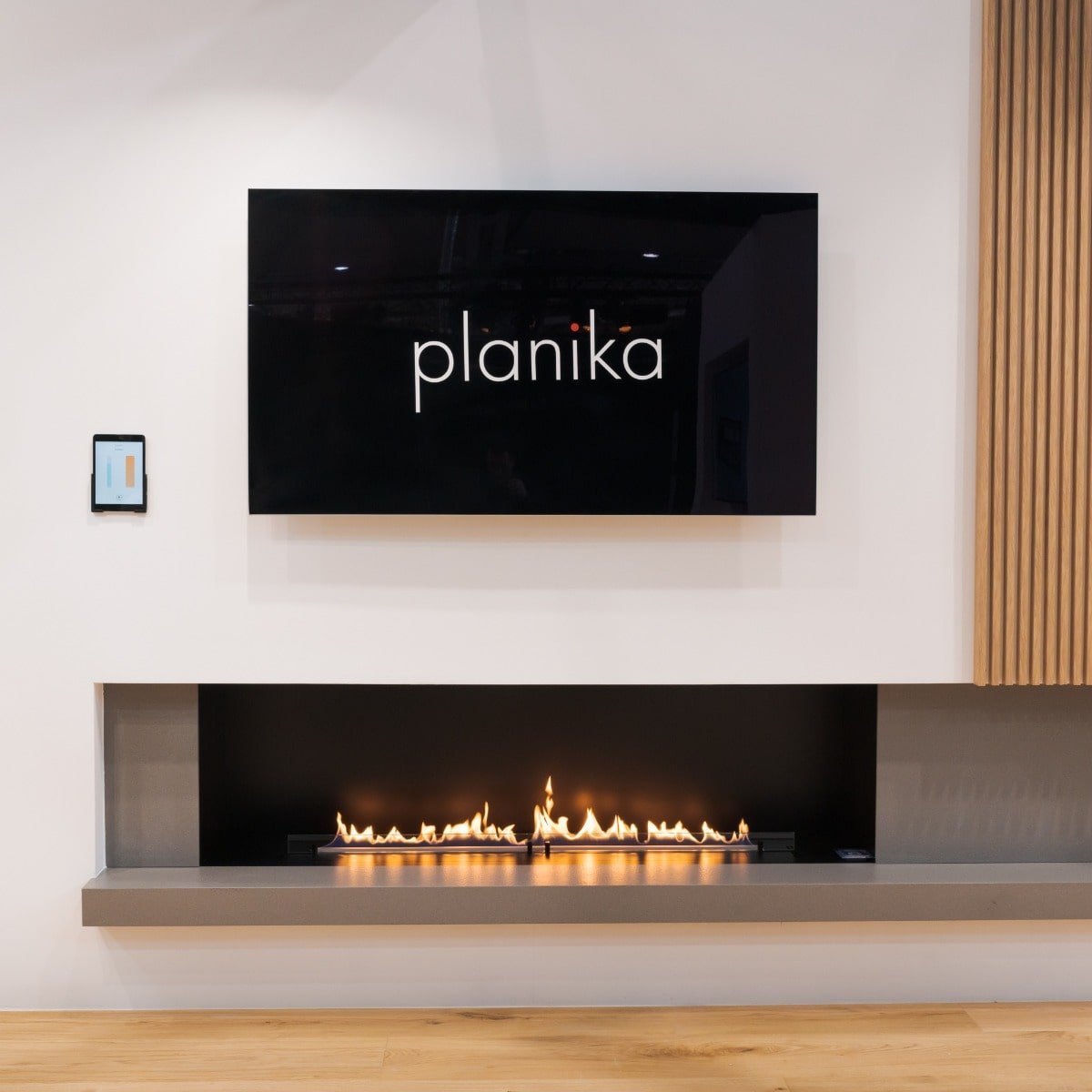 Planika Prime Fire 990 Forma 1200 - Electric Only Connection &amp; Flue Free - Outdoorium