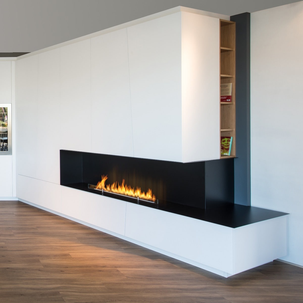 Planika Prime Fire 990 Forma 1200 - Electric Only Connection & Flue Free - Outdoorium