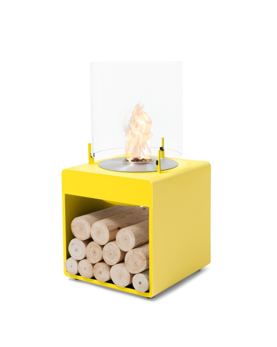 EcoSmart Pop 3L Designer Fireplace - White - Outdoorium
