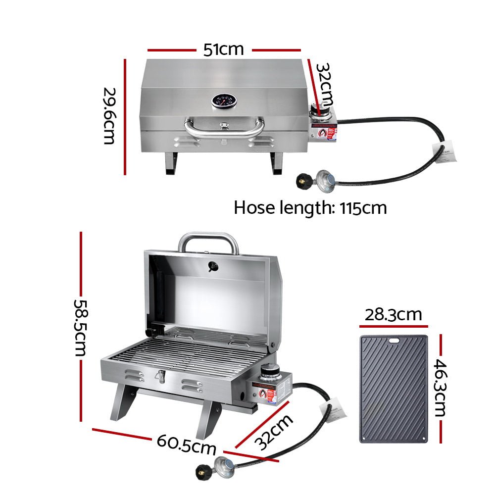 Portable Gas BBQ - Outdoorium