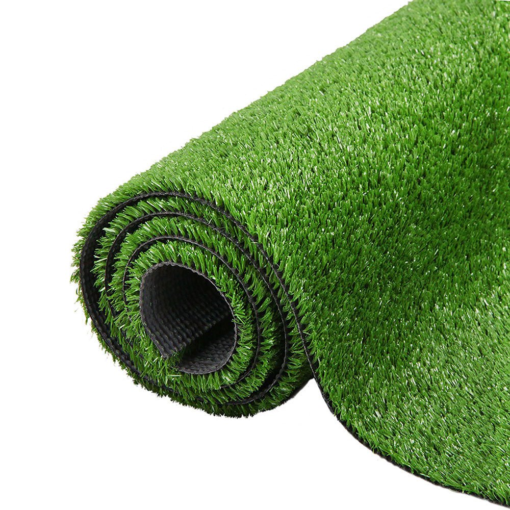 Primeturf Artificial Grass 10mm 2mx10m 20sqm Synthetic Fake Turf Plants Plastic Lawn Olive - Outdoorium