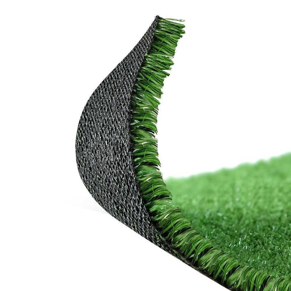 Primeturf Artificial Grass 17mm 1mx10m 10sqm Synthetic Fake Turf Plants Plastic Lawn Olive - Outdoorium