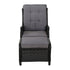 Recliner Chairs Sun lounge Outdoor Setting Patio Furniture Wicker Sofa 2pcs - Outdoorium