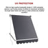 Retractable Fixed Pivot Arm Window Awning Garden Blinds 2.4m x 2.1m Grey - Outdoorium