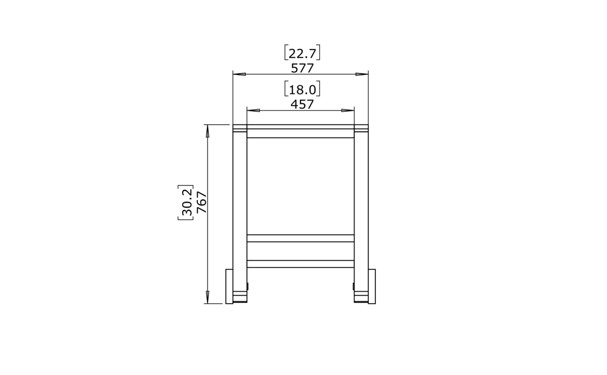 Blinde Serve T30 Bar Cart - Outdoorium