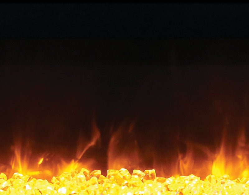 Sierra Flame by Amantii: WM-FML-26-3223-STL Linear Electric Fireplace 65cm - Outdoorium