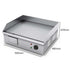 SOGA 2200W Stainless Steel Ribbed Griddle Commercial Grill BBQ Hot Plate 56*48*23 - Outdoorium