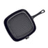 SOGA 23.5cm Square Ribbed Cast Iron Frying Pan Skillet Steak Sizzle Platter with Handle | Outdoorium