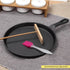 SOGA 26cm Round Cast Iron Frying Pan Skillet Griddle Sizzle Platter - Outdoorium