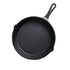 SOGA 26cm Round Cast Iron Frying Pan Skillet Steak Sizzle Platter with Handle | Outdoorium