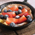 SOGA 2X 26cm Round Cast Iron Frying Pan Skillet Steak Sizzle Platter with Handle - Outdoorium