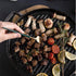 SOGA 2X 30cm Ribbed Cast Iron Frying Pan Skillet Steak Sizzle Platter - Outdoorium