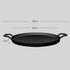 SOGA 2X 30cm Ribbed Cast Iron Frying Pan Skillet Steak Sizzle Platter - Outdoorium