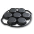 SOGA 2X 32cm Cast Iron Takoyaki Fry Pan Octopus Balls Maker 7 Hole Cavities Grill Mold - Outdoorium